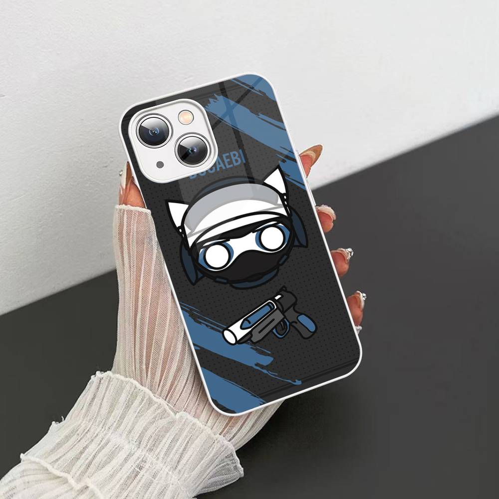 

Game R-Rainbow S-Siege S-Six Tempered Glass For Iphone 14 13 12 11 Pro Mini XS MAX 14Plus X XS XR Fundas iphone 13 mini