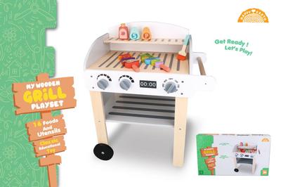 Wooden Grill For Children With Accessories
