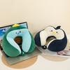 U-Shaped Pillow Cartoon Cute Adult Student Neck Support Nap Pillow U-Shaped Pillow Airplane Pillow U-Shaped Portable Neck Support Pillow