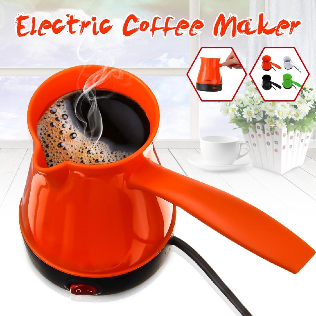 Turkish Greek Coffee Maker Machine Espresso Tea Pot Food Grade ABS+Stainless Anti-slip base