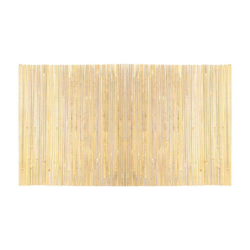 Natural Bamboo Slat Screening Privacy Bamboo Slat Fence 6 Ft H X 16 Ft L