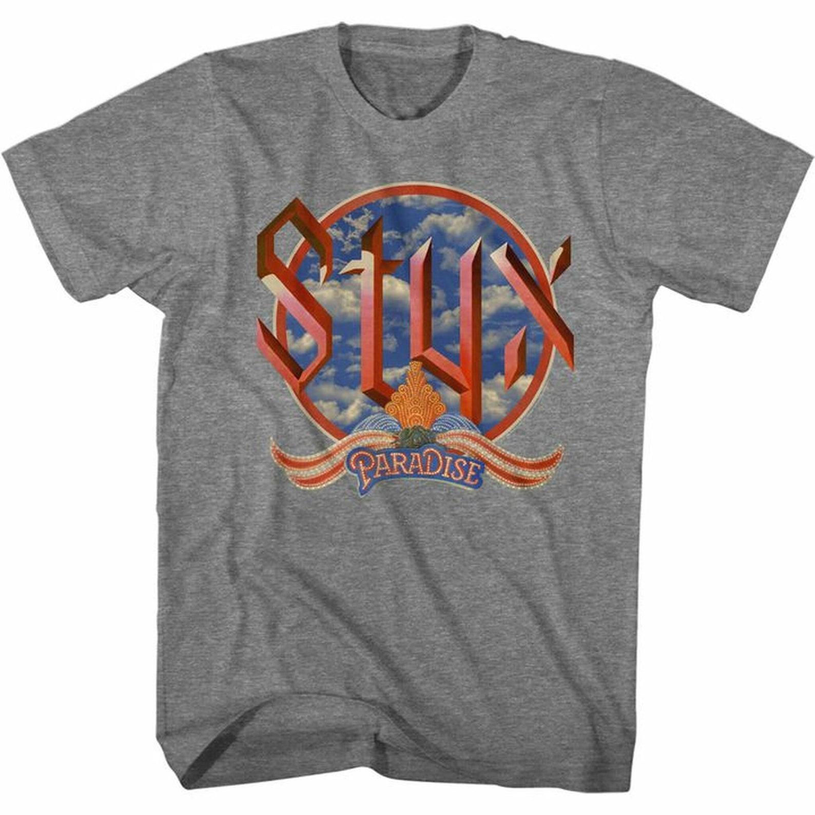 Styx Paradise Clouds Graphite Heather Adult T-Shirt L