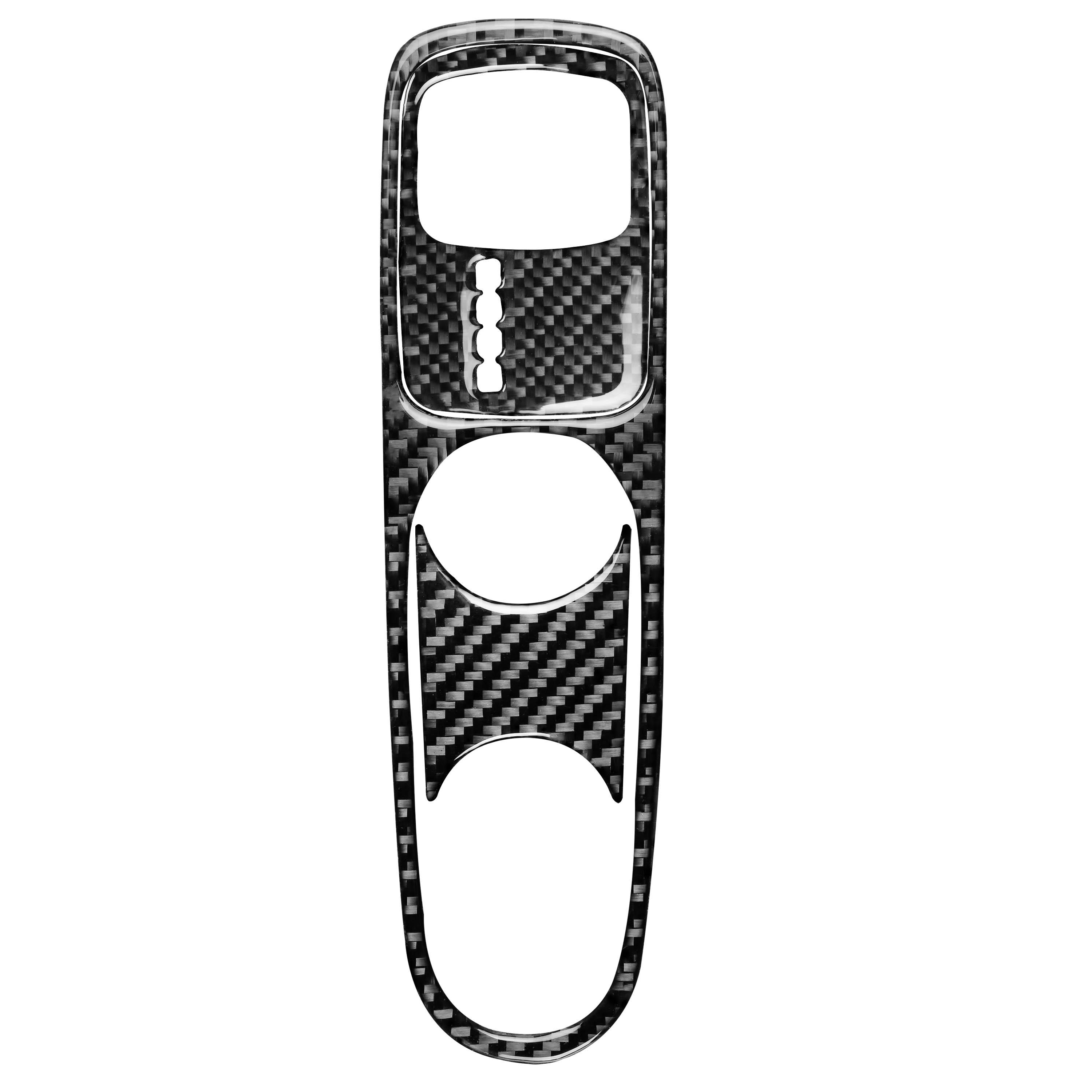 

For Benz Smart Fortwo 2011-2015 Real Carbon Fiber Gear Shift Panel Suits Trim Cover Car Interiors Accessories Decoration Sticker A LHD