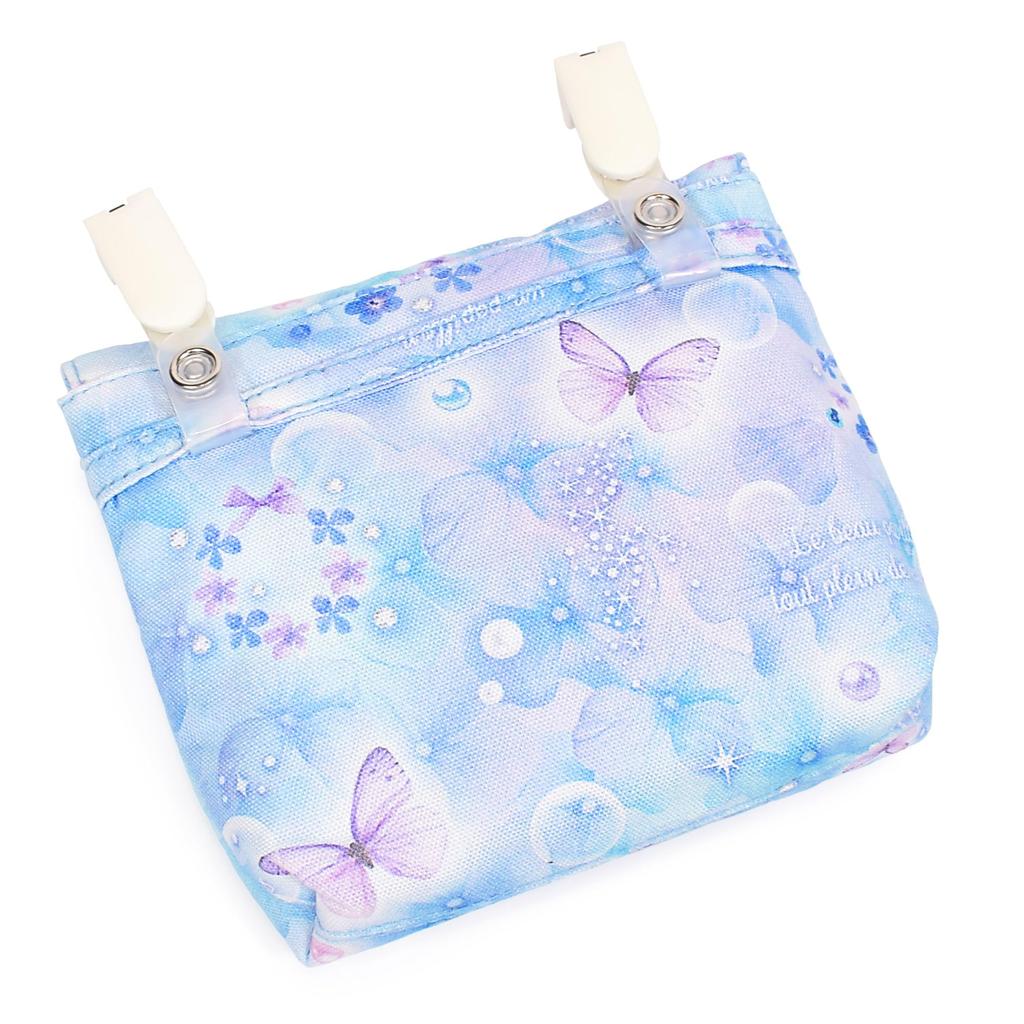 COLORFUL CANDY STYLE Portable Moonlight Butterfly Set of Cute Attached Portable Pocket Waist N6022513 [Large Type] Pockets/Attached Pockets, Design,