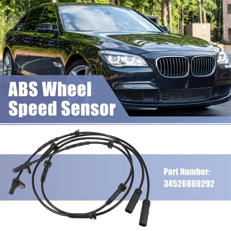 2 Pcs 34526869292 Front Abs Wheel Speed Sensor, Replacement For Bmw X3 2011-2017 X4 2015-2018 Sport Utility