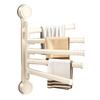 Rotating Swivel Towel Bar Multi-bar Bathroom Towel Rod Rust-proof Hanging Towel Holder  Living Room