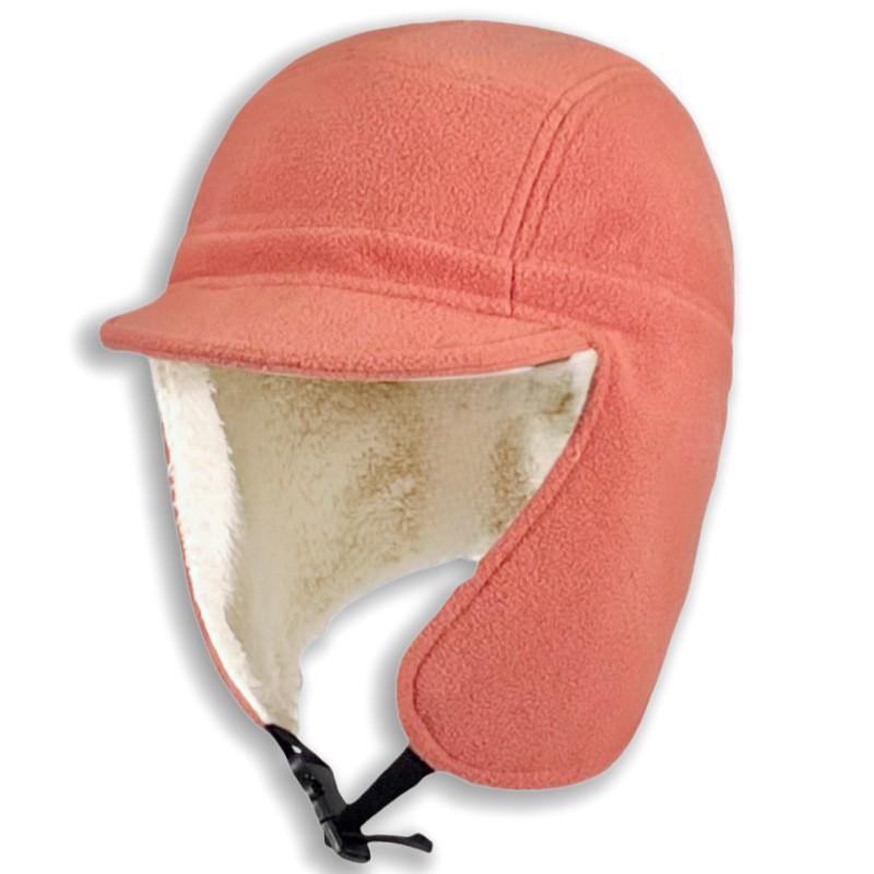 Kış Sıcak Polar Astarlı Kulak Korumalı Bere Şapka Dış Mekan Bisiklet Kayak Soğuk Hava Kullanımı