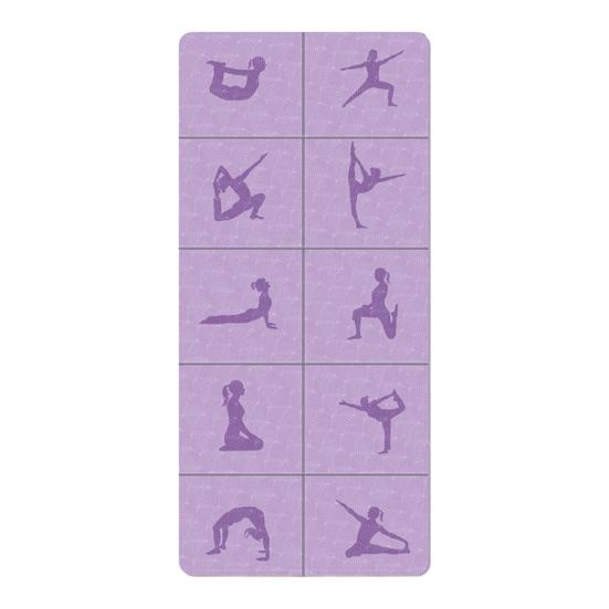Hopfällbar yogamatta Extra portabel Rese Tjock TPE Sovmatta Halkfri Män Kvinnor Hemmagym Träning Pilates Träningsgolvskydd