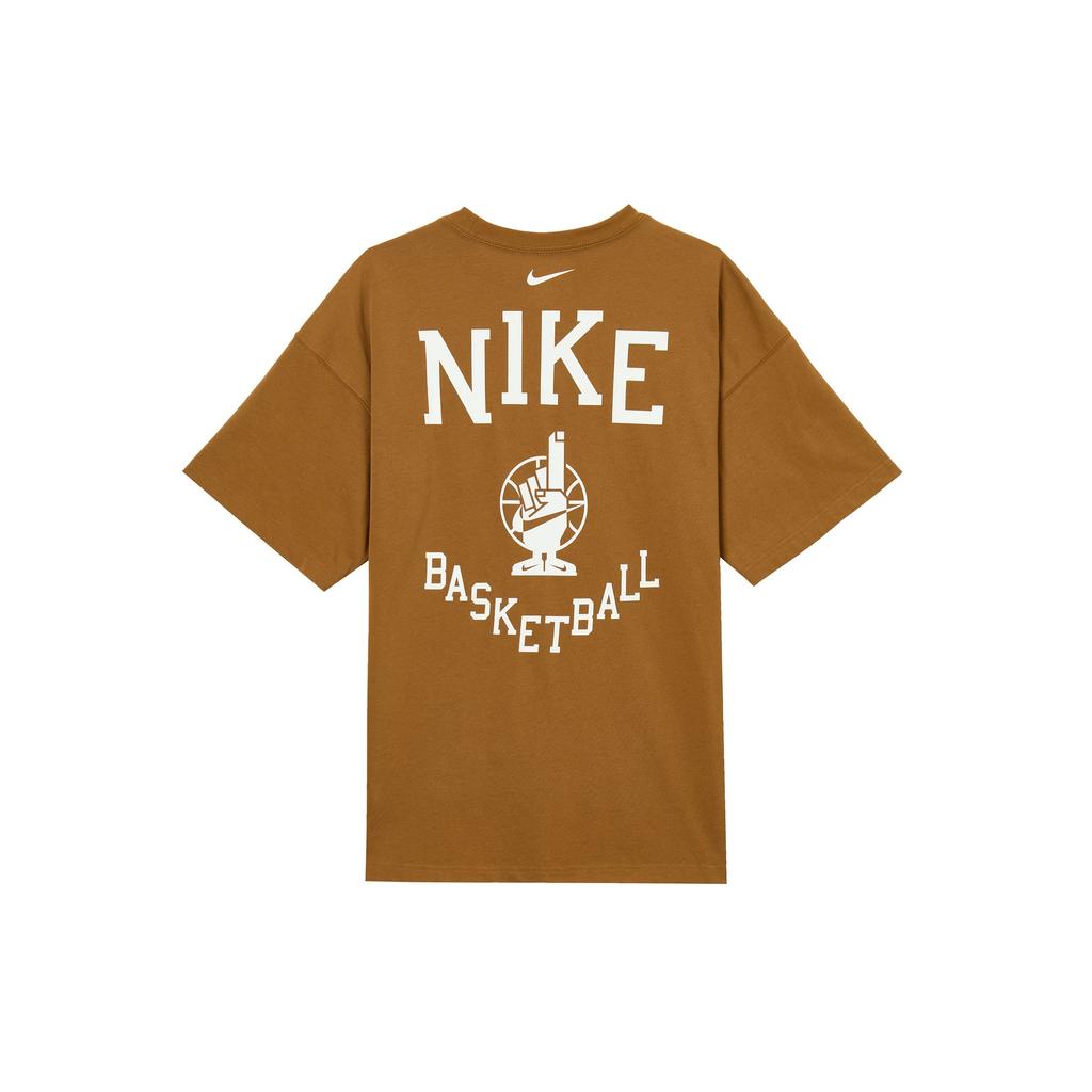 Nike High Basketball Series SS25 CHBL Casual Loose Fit Round Neck Short Sleeve T-Shirt Men Tops Light-British-Brown IB9966281