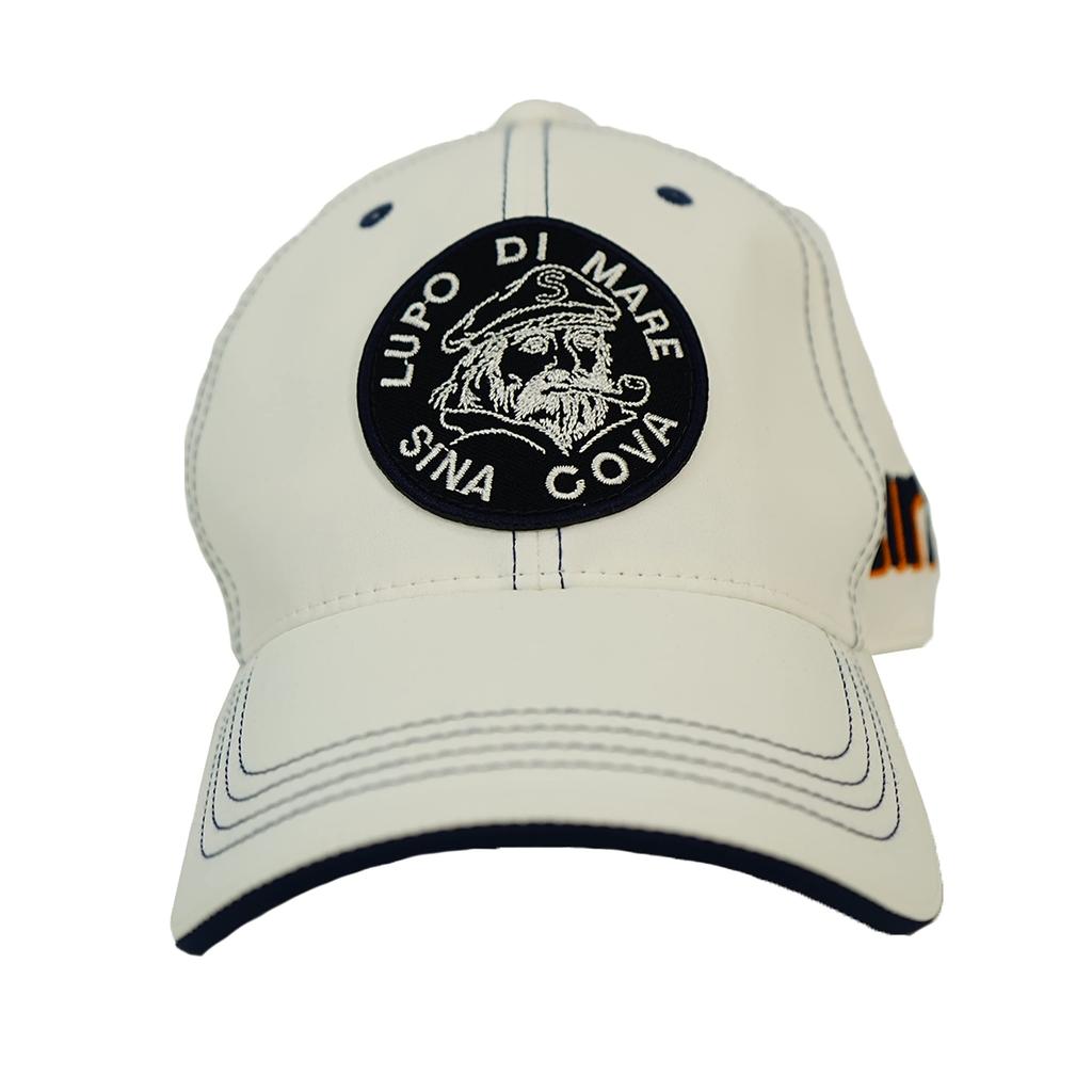 [Sinacova] Cap for Men, 100% Polyester, Head Circumference 58cm, Adjustable Size, Water Repellent, Quick Drying, Stretch, Classic, 10077730 (White) F