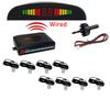 Universal Car Parktronic Parking Radar with 8 Sensors LED Display Monitor Detector System Backlight Reverse Auto