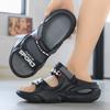 Original Men's Sandals Super Thick Soft Sole Open Toe Dual Use Sandals Slippers Summer Outdoor Beach Casual Sandal Shoes for Men