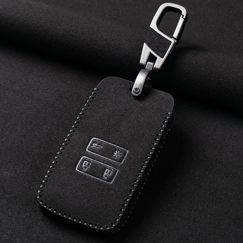 Leather Car Key Cover for Renault Austral Kadjar Clio Megane Captur Arrana Kolaos Zoe Scenic Dacia Sandero Duster Logan Jogger