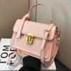 Summer Women's Square Handbags High Quality Pu Shoulder Crossbody Bags Sweet Girls Simple All-match Messenger Bag