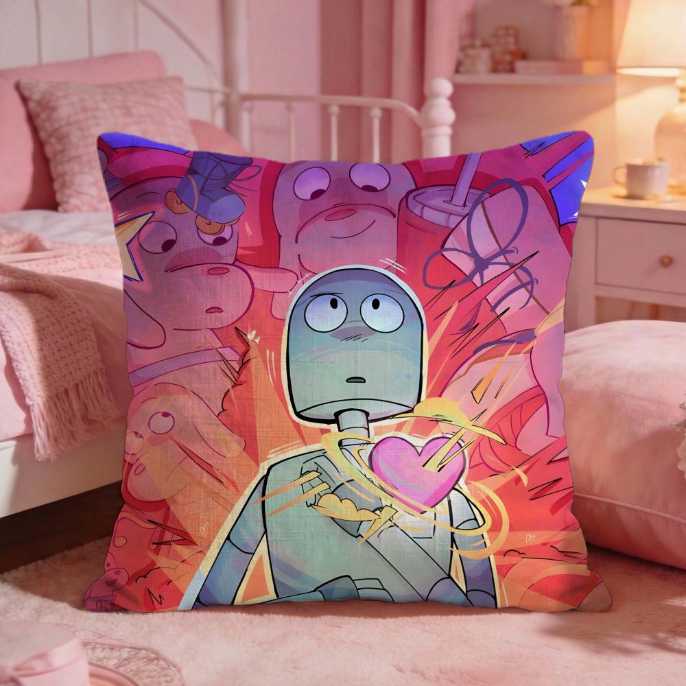 

Robot DDreamss Anime Classic Cushion Cover Premium Comfort Reversible Pillow CoveTwo In One Design For Any Room Car Interior 30X30cm