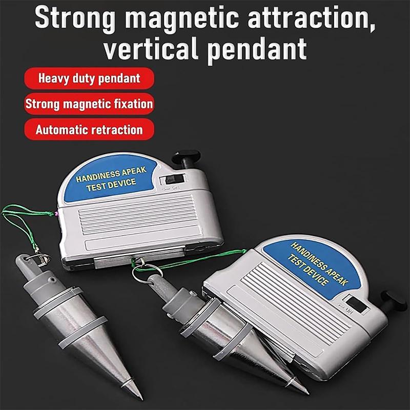 Retractable Plumb Bob With 6M Automatically Stretch Line Quickly Stabilize Magnetic Plumb Bobs Tool For Construction Industry