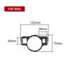 Auto For Benz C-Class 07-14 Real Carbon Fiber Headlight Control Button Ring Trim