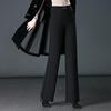 Pantalon de costume large taille haute pour femme - Grande taille, Coupe ample, Idéal pour le printemps et l'automne