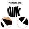 8pcs Car Window B-Pillar Trim Sticker For KIA Stonic 2018-2022 Door Pillars Wrap Film Styling Accessories Dropship New