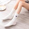 Herbst Frauen Socken Einfarbig Schmetterling Printted Socken Mode Weiche Baumwolle Atmungsaktive Damen Weibliche Socken Sokken