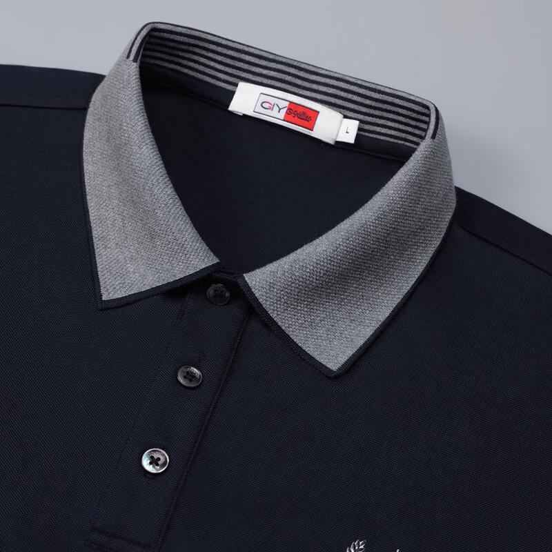 Goldlion Men's Short Sleeve Casual Polo Shirt