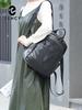 Zency Damen 100% Echtes Leder Rucksack Große Kapazität für Pendeln Reisen Arbeit