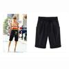 Damen Caprihose, einfarbig, locker, lässig, elastische Taille, Slim Fit, Kordelzug, Taschen