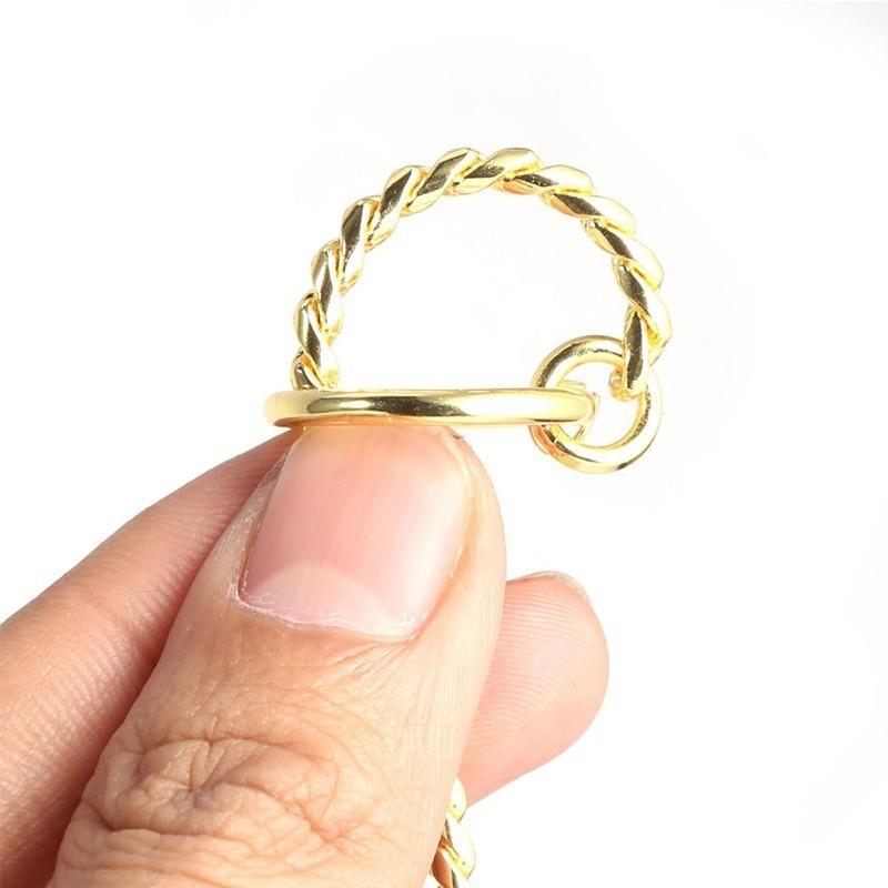 Snake Chain Dog Puppy Show Collars Decoration Metal Training P Choke Collar Gold