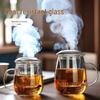 Xunyi Detachable Borosilicate Glass Tea Infuser Mug