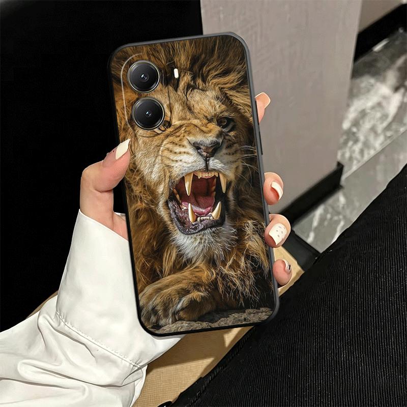 Löwe Männlich Mann König Weiche Handyhülle für Xiaomi Poco X5 X6 X7 X8 Pro Max X3 F7 F8 Ultra M8 M7 M6 M5 Redmi 15 15C 14C 13C 12C X4 F6