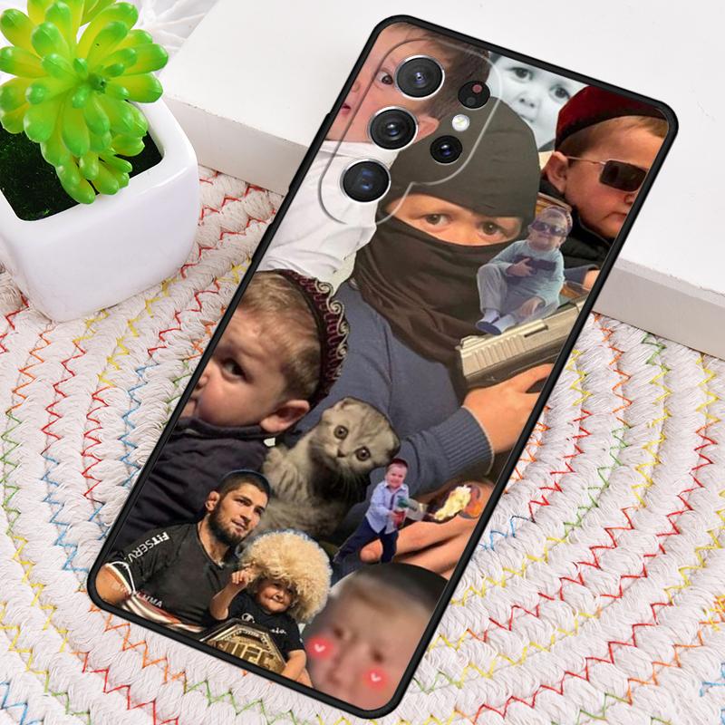 Cute Funny Hasbulla 18 Phone Case for Samsung Galaxy note 10 pro S26 Ultra S23 S24 FE S25 S21 S22 PLUS shockproof Cove