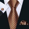 Barry Wang Formal Mens Paisley Silk Tie Set Mens Necktie Pocket Square Cufflinks Wedding