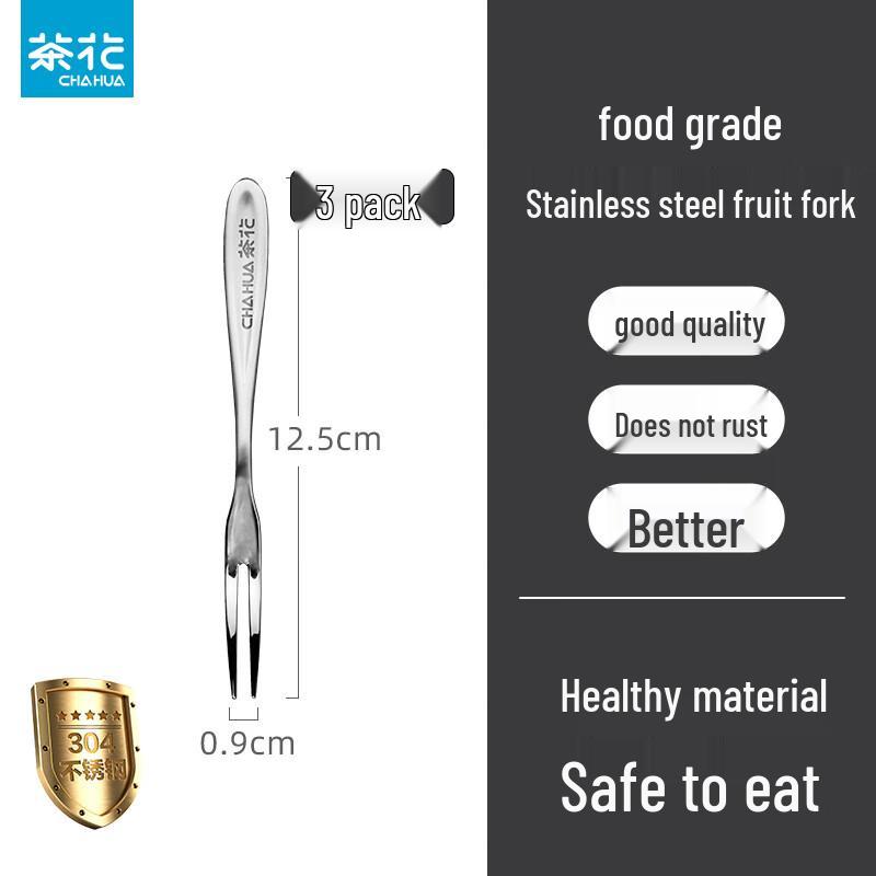 304 Stainless Steel Fruit Forks (3-pack)