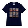 Edgy Viral Meme T Shirt Robert Pattinson Mugshot Nine Picture Grid Portrait Print Summer Ins Trendy Unisex Cotton Graphic Tops