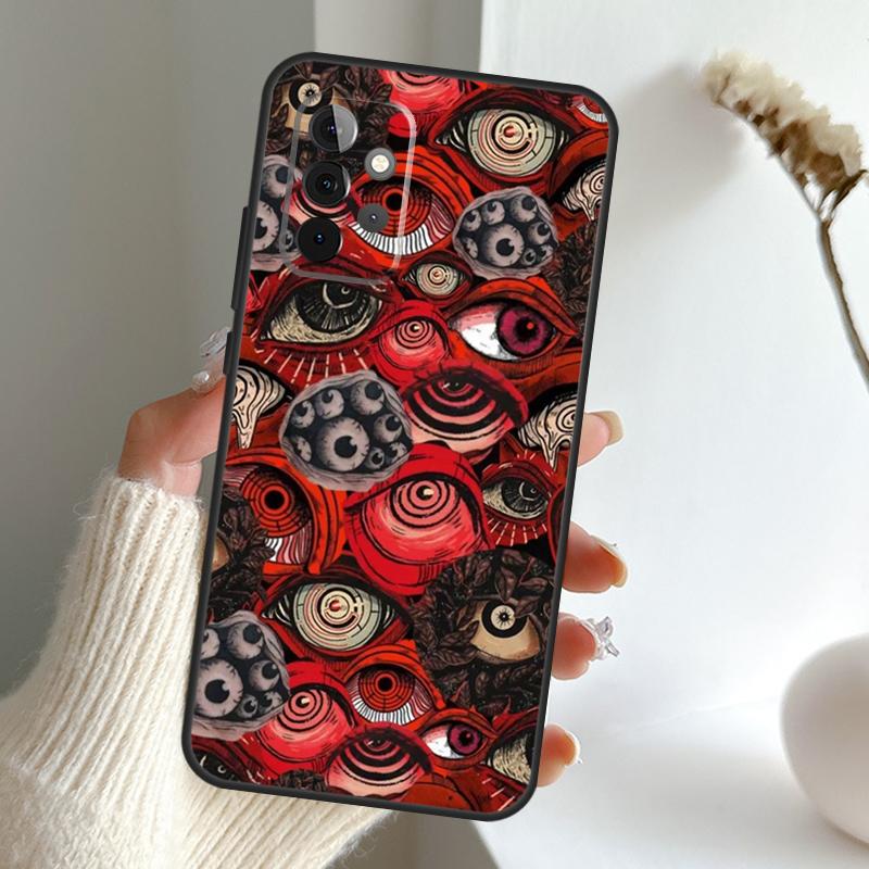 

Scary Face Eyes Case For Samsung Galaxy A55 A15 A35 A56 A06 A16 A26 A36 A32 A52 A13 A33 A53 A14 A34 A54 A17 Samsung A52S 5G