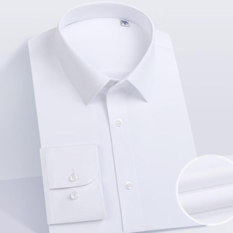 Luomeng Men's Easy-Care Blended Long Sleeve Shirt