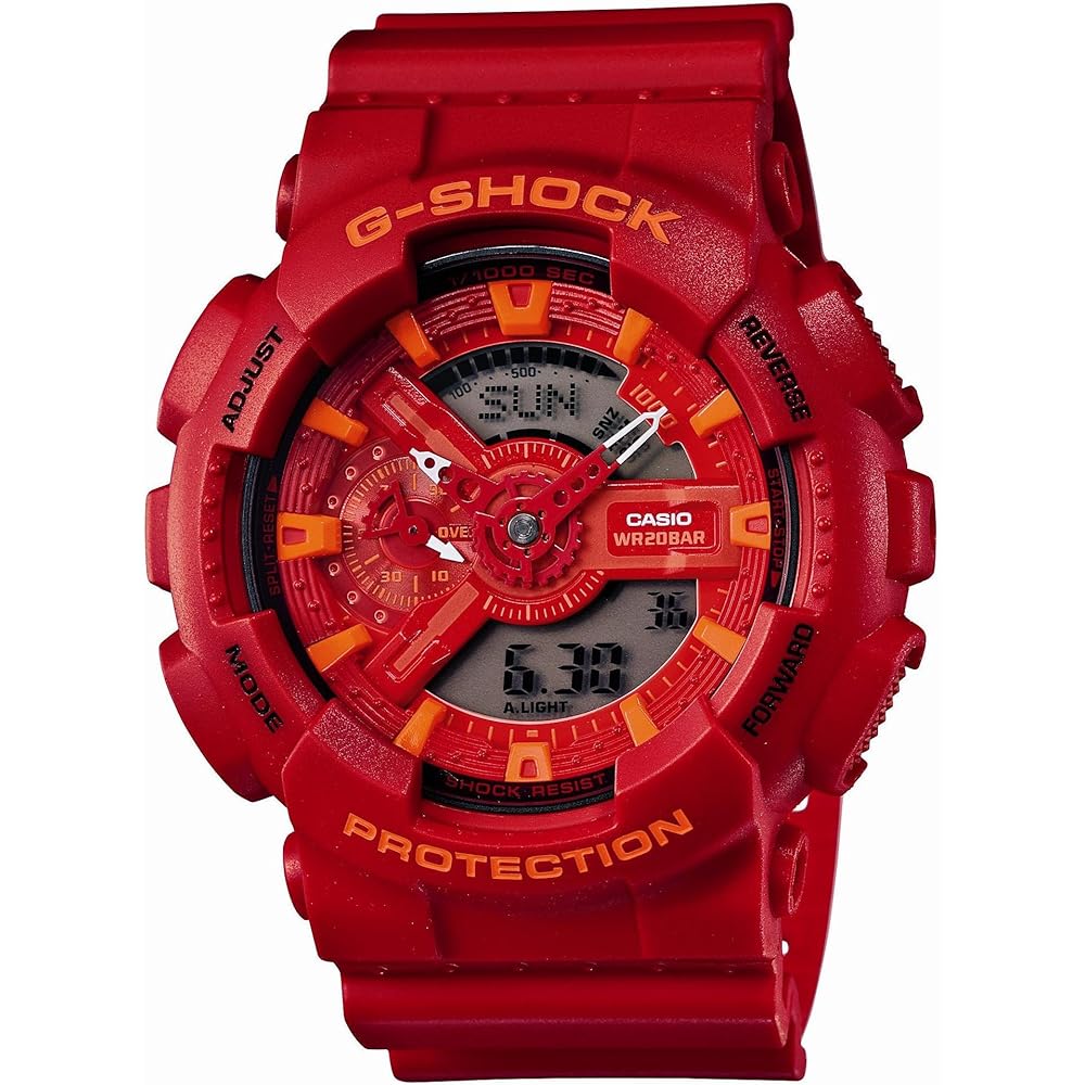 

Casio G-Shock GA-110AC-4A Men s Watch Red Analog-Digital Water Resistant 200m