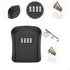 Key Lock Box Combination Lockbox 4 Digit Code Resettable Spare Storage Password for