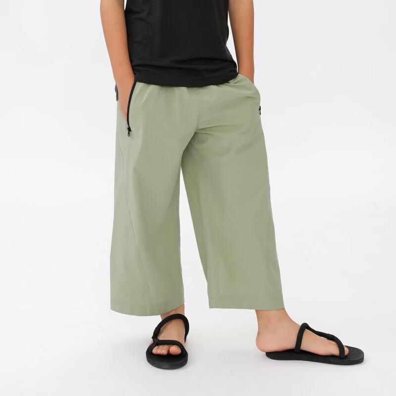 Naju Kids  Summer Quick-Dry Cargo Cropped Pants 140 cm