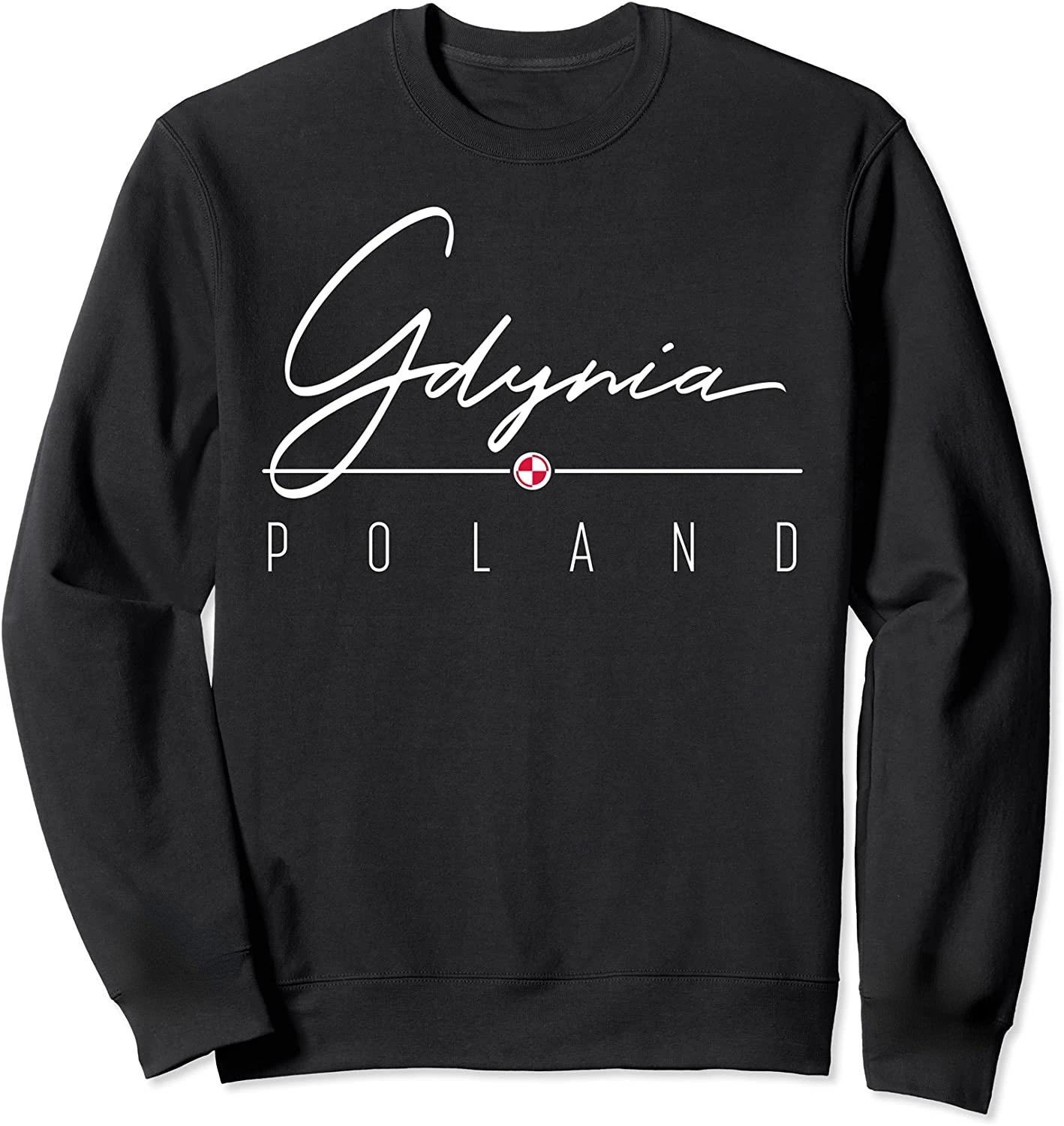 

Gdynia Poland T-Shirt 100% Cotton O-Neck Summer Long Sleeve Casual Mens T-shirt Size S-3XL - Men s Summer Cotton Graphic Tee 5XL