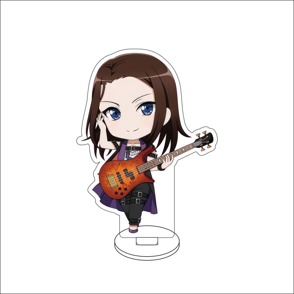 10CM Anime BanG Dream! Figure Stand Model Tsukushi Futaba/Nanami Hiromachi/Mashiro Kurata Cute Desk Decor Standing Sign Gifts