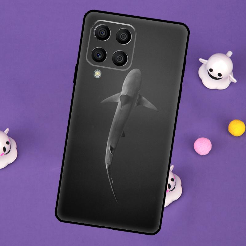 Shark and Killer Whale Cover For Samsung Galaxy M55 M15 M33 M13 M23 M53 M31 M51 M14 M34 M54 M20 M30s M52 M32 Case