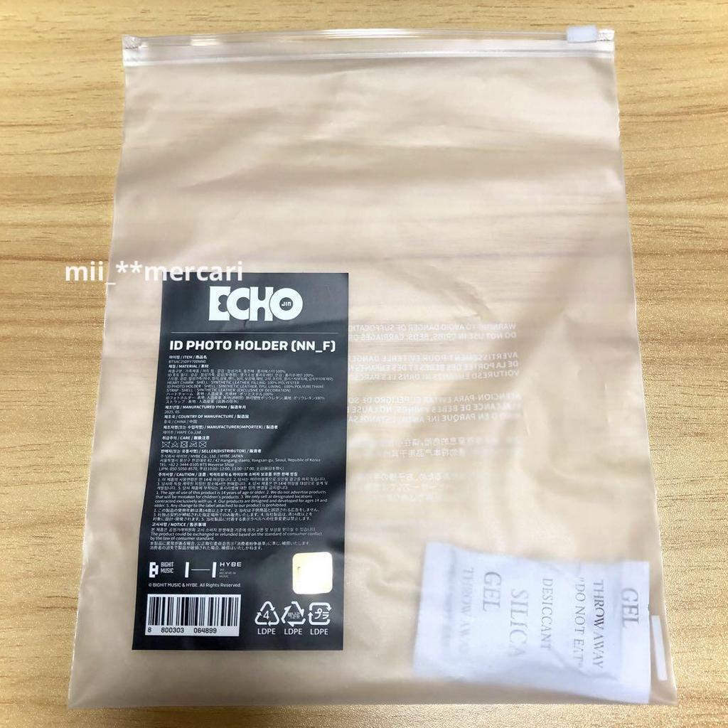 [USED] BTS JIN [Echo] ID PHOTO HOLDER ID Photo Holder