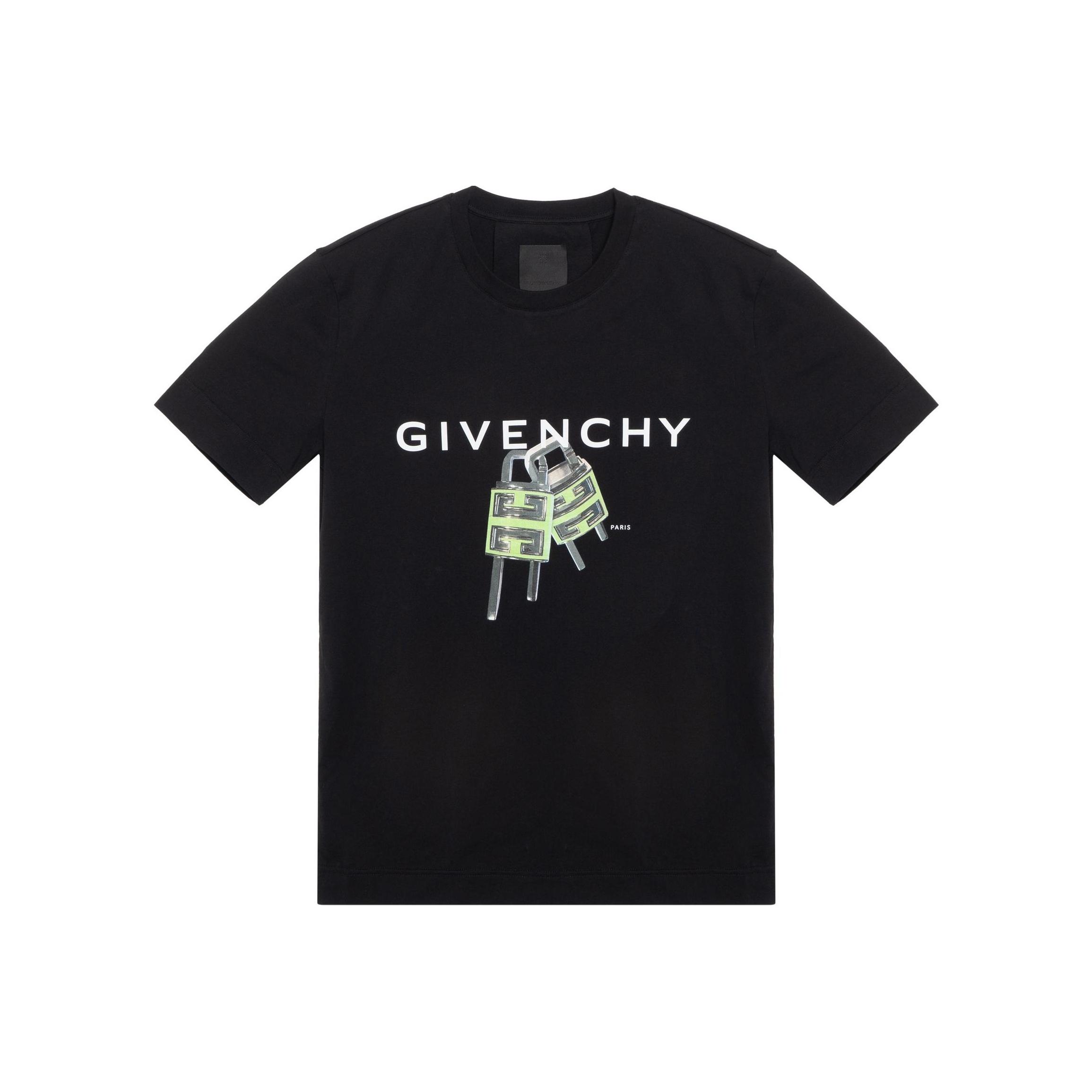 Givenchy Lock T Shirt BM716G3YBC-001 M