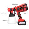 Paint Sprayer, 650W HVLP Electric Spray Paint   1400ml Container with 6 Copper Nozzles 3 Spraying Effects for Indoor and Outdoor Furniture, Fences, 