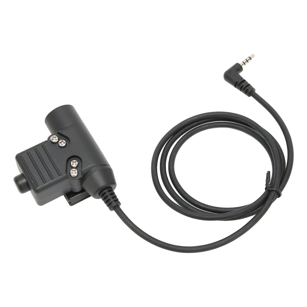 U94 PTT Headset System Adapter Throat Mic Earpiece with U94 PTT for Xiaomi 1S2S Walkie Talkies