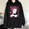 New Funny Anime Hisoka Print Hoodie Women Men Casual Pullover Personalized Sweatshirt Plus Size