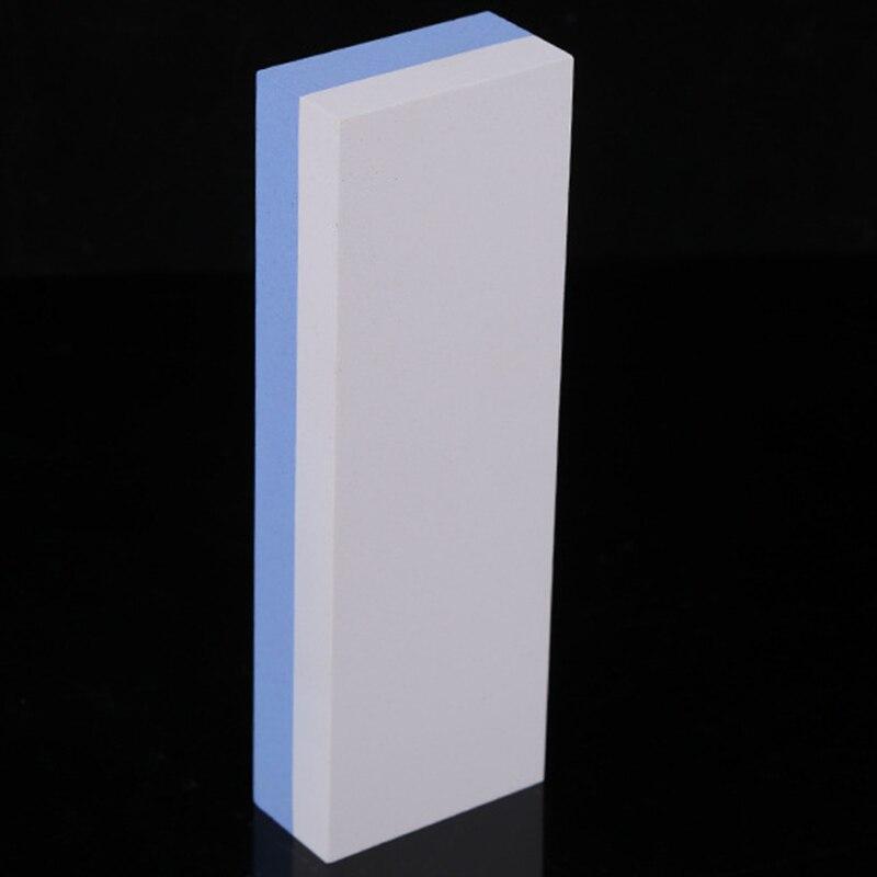 Double-sided White Corundum 1000/6000 Grit Whetstone Sharpening Grinding Stone Knife Sharpener Kitchen Tool with Holder