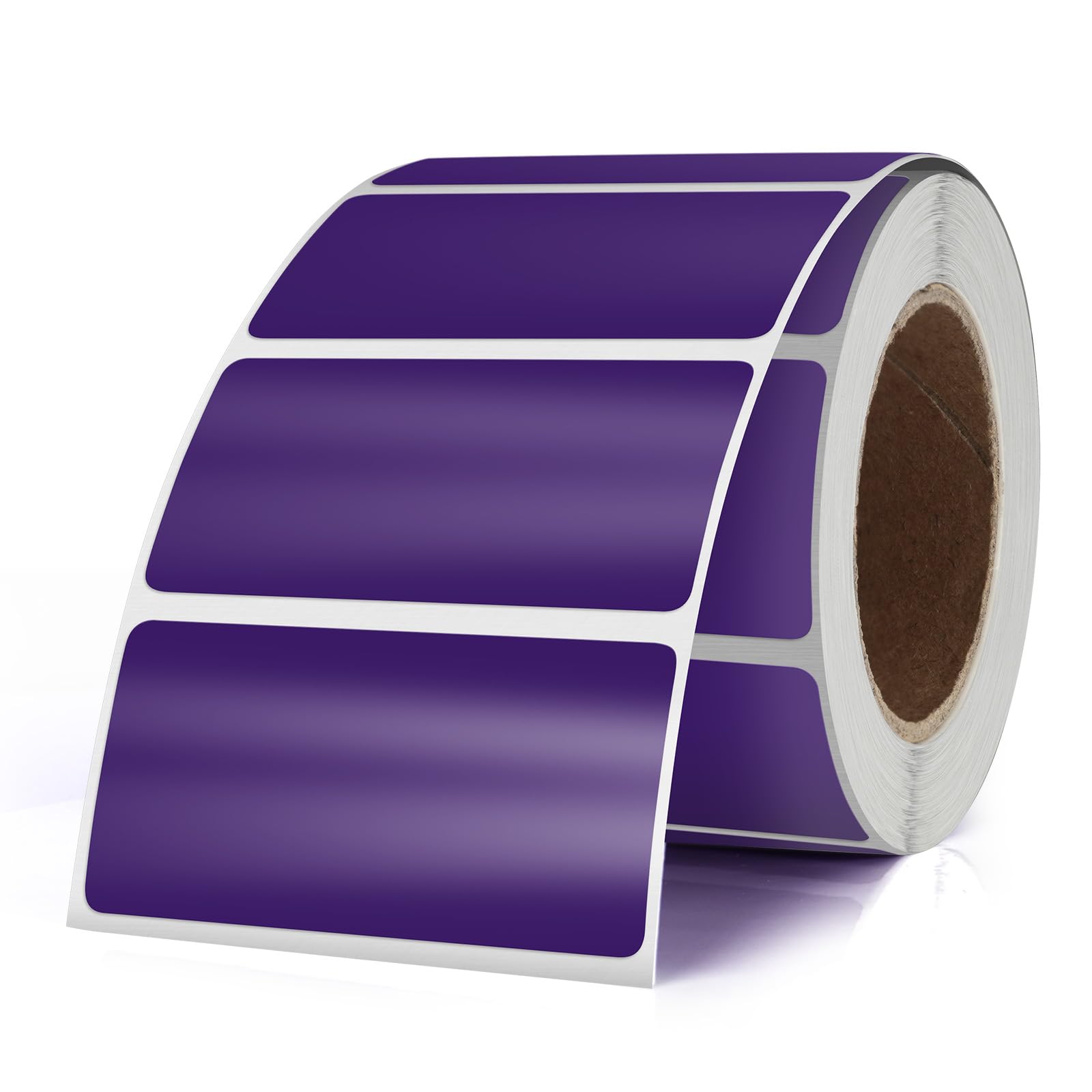

YIKIADA Purple Color Label Removable Rectangular Handwritten Name Office 500 Sheets Roll, 25x50mm, Waterproof, Stickers, Labels, Supplies,