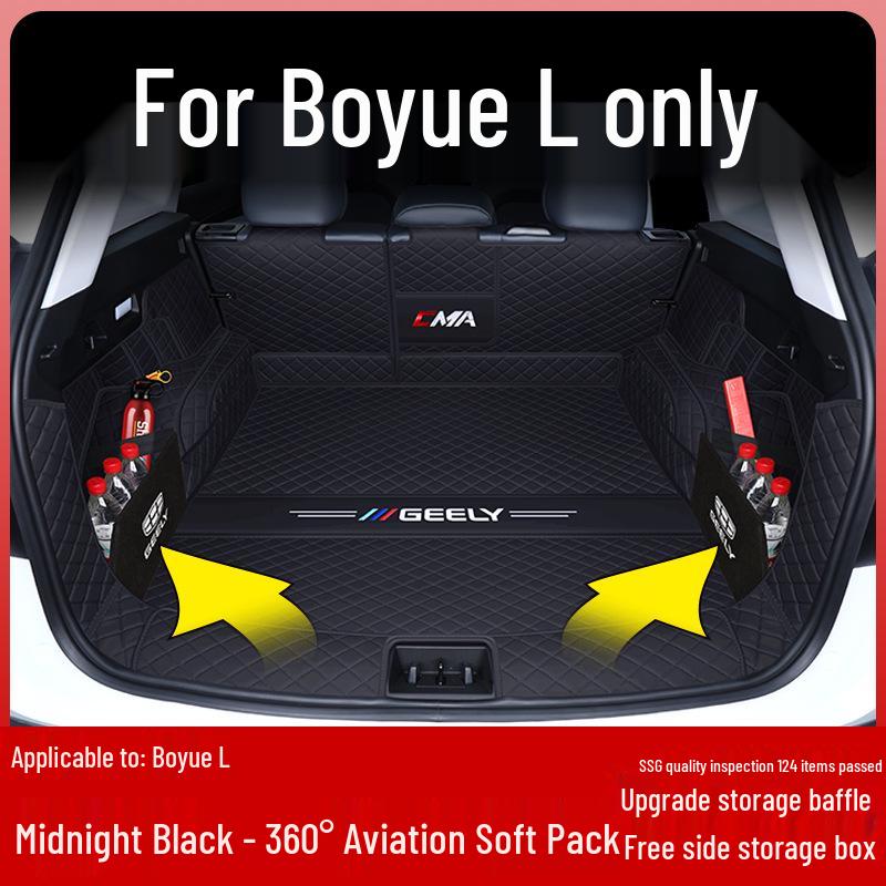 Geely Boyue L 2024 Trunk Mat - Full Coverage Tail Box Interior Decor Fán